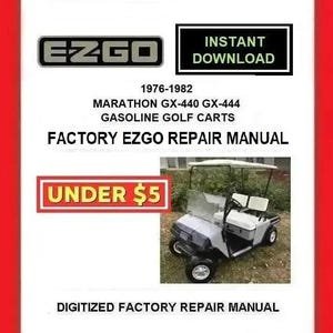 il_300x300.7569953544_hlgk 1978 EZGO GX-440 GX-444 Marathon Gas Golf Cart Service Repair Manual pdf Download