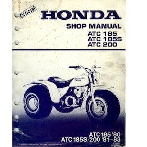 Honda ATC 185, ATC 185S, ATC 200 Repair Service Manual Pdf