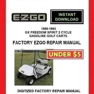 il_300x300.7605629752_3akj 1993 EZGO Freedom Spirit GX 2-Cycle Gas Golf Cart Service Repair Manual pdf Download