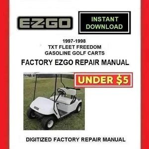 il_300x300.7606131201_72qm 1997 EZGO TXT Freedom Flee Gas Golf Cart Service Repair Manual pdf Download