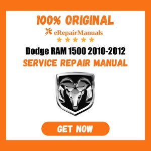 Dodge RAM 1500 2010-2012 Service Repair Manual Workshop Guide Instant Download PDF