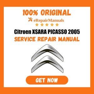 Citroen Xsara Picasso 2005 Service Repair Manual Workshop Guide Instant Download PDF