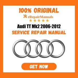 Audi TT Mk2 2006-2012 Service Repair Manual Workshop Guide Instant Download PDF