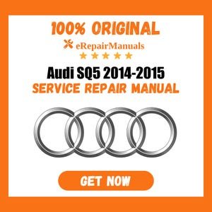 Audi SQ5 2014-2015 Service Repair Manual Workshop Guide Instant Download PDF