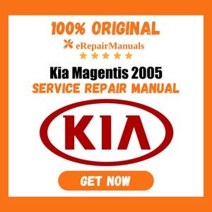 Kia Magentis 2005 Service Repair Manual Workshop Guide Instant Download PDF