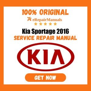 Kia Sportage 2016 Service Repair Manual Workshop Guide Instant Download PDF