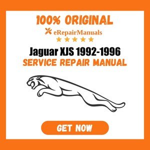 Jaguar XJS 1992-1996 Service Repair Manual Workshop Guide Instant Download PDF
