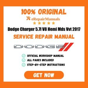 Dodge Charger 5.7l V8 Hemi Mds Vvt 2017 Service Repair Manual Workshop Guide Instant Download PDF