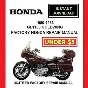 HONDA GL1100 GOLDWING 1980-1983 Factory Service Repair Manual pdf Download
