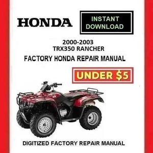 il_300x300.7634158663_l8tx 2000-2003 HONDA TRX350 RANCHER Factory Service Repair Manual pdf Download