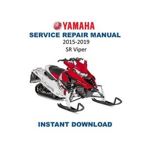 2015-2019 Yamaha SR Viper Service Manual | Snowmobile Repair Guide | Instant Digital Download | PDF
