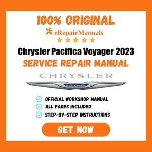 Chrysler Pacifica Voyager 2023 Service Repair Manual Workshop Guide Instant Download PDF