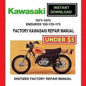 il_300x300.7663600841_zfw4 1971-1974 KAWASAKI 100 125 175 ENDUROS Factory Service Repair Manual pdf Download