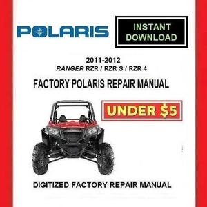 2011-2012 RZR 800 / RZRS / RZR4 Factory Service Repair Manual pdf Download