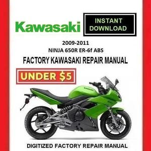 2009-2011 KAWASAKI NINJA 650R Factory Service Repair Manual pdf Download