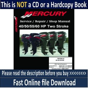 Mercury Outboard Service Manual 40 50 55 60 HP 2 Stroke Repair Pdf