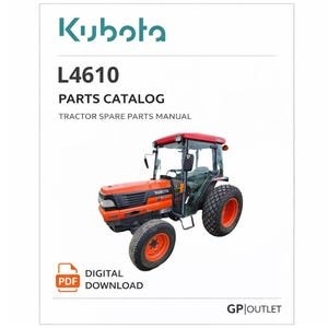Kubota L4610 Parts Catalog: Tractor Spare Parts Manual (PDF Download)