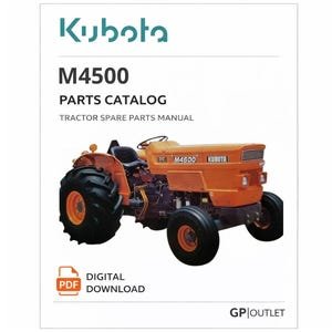 Kubota M4500 Parts Catalog: Tractor Spare Parts Manual (PDF Download)