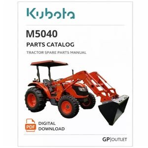 Kubota M5040 Parts Catalog: Tractor Spare Parts Manual (PDF Download)