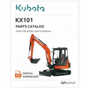 Kubota KX101 Parts Catalog: Tractor Spare Parts Manual (PDF Download)