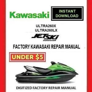 KAWASAKI ULTRA 260X 260LX Jet Ski Factory Service Repair Manual pdf Download