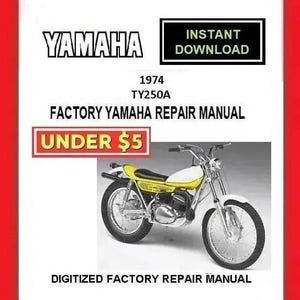 il_300x300.7677590622_5eyn 1974 YAMAHA TY250A Factory Owner's Service Repair Manual pdf Download