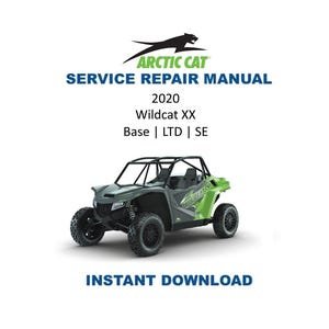 2020 Arctic Cat Wildcat XX Service Manual | UTV Repair Guide | Instant Digital Download | PDF