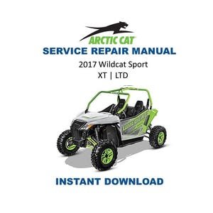2017 Arctic Cat Wildcat Sport 700 Service Manual | UTV Repair Guide | Instant Digital Download | PDF