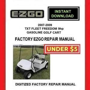 2008 EZGO TXT 9hp Fleet Freedom Gas Golf Cart Service Repair Manual pdf Download