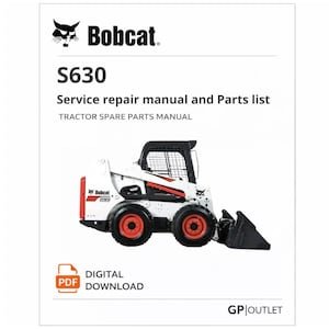Bobcat S630 Parts and Service Catalog: Tractor Spare Parts Manual (PDF Download)