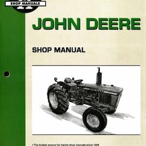 John Deere 1020 1520 1530 2010 2020 2030 2120 Shop Manual Tractor Operator Manual Model User Manual PDF Instant Download