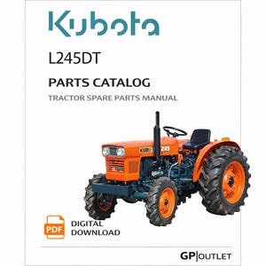 Kubota L245DT Parts Catalog PDF Digital Download Tractor Spare Parts Manual
