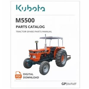 Kubota M5500 Parts Catalog: Tractor Spare Parts Manual (PDF Download)