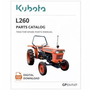 Kubota L260 Parts Catalog: Tractor Spare Parts Manual (PDF Download)