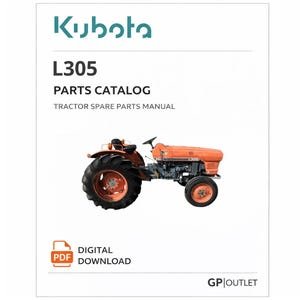 Kubota L305 Parts Catalog: Tractor Spare Parts Manual (PDF Download)
