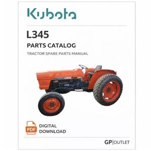 Kubota L345 Parts Catalog: Tractor Spare Parts Manual (PDF Download)