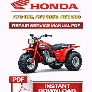 Honda ATC 185/185S/200 Repair Manual (PDF Downloadable)