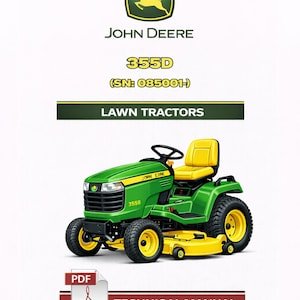 John Deere 355D Lawn Tractor Pdf Technical Manual TM1771