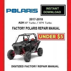 2017-2018 POLARIS RZR1000 XP 1000 XP4 Factory Service Repair Manual pdf Download