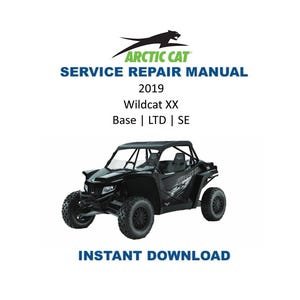 2019 Textron (Arctic Cat) Wildcat XX Service Manual | UTV Repair Guide | Instant Digital Download | PDF