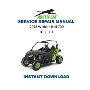 2018 Textron (Arctic Cat) Wildcat Trail Service Manual | UTV Repair Guide | Instant Digital Download | PDF