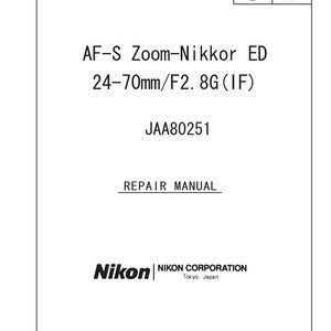 il_300x300.7731763046_kyb6 Nikon AF-S 24-70mm f2,8D G - Service Manual - Repair Manual - Workshop Manual - PDF Download