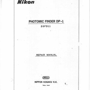 il_300x300.7735620570_sosl Nikon F2 Finder DP-1 - Service Manual - Repair Manual - Workshop Manual - PDF Download