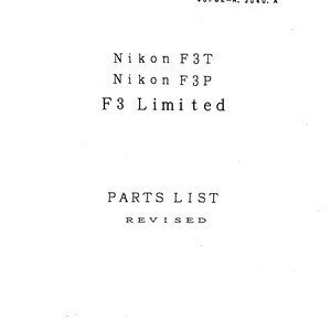 il_300x300.7737537296_fomh Nikon F3 T f3p parts list - Service Manual - Workshop Manual - PDF Download