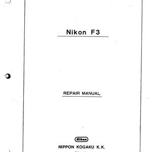 il_300x300.7737541262_aert Nikon F3 v1 repair manual - Service Manual - Workshop Manual - PDF Download