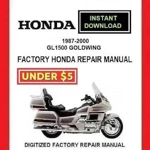 HONDA GL1500 GOLDWING 1987-2000 Factory Service Repair Manual pdf Download