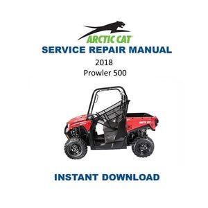 2018 Textron (Arctic Cat) Prowler 500 Service Manual | UTV Repair Guide | Instant Digital Download | PDF