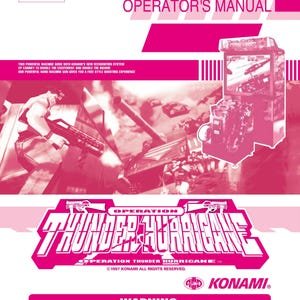KONAMI - Operation Thunder Hurricane - Operation manual - Service Manual - Parts Manual - Owner manual -  Pdf Download