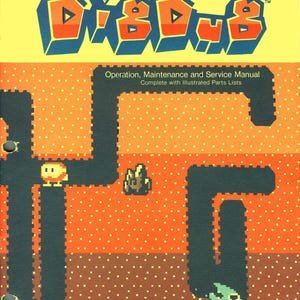 ATARI NAMCO - Dig Dug (TM-203) - 2ND Printing - Service Manual - Parts Manual - Owner manual -  Pdf Download