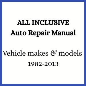 Car Repair Manual 1982-2013 – All Makes & Models (PDF Download)